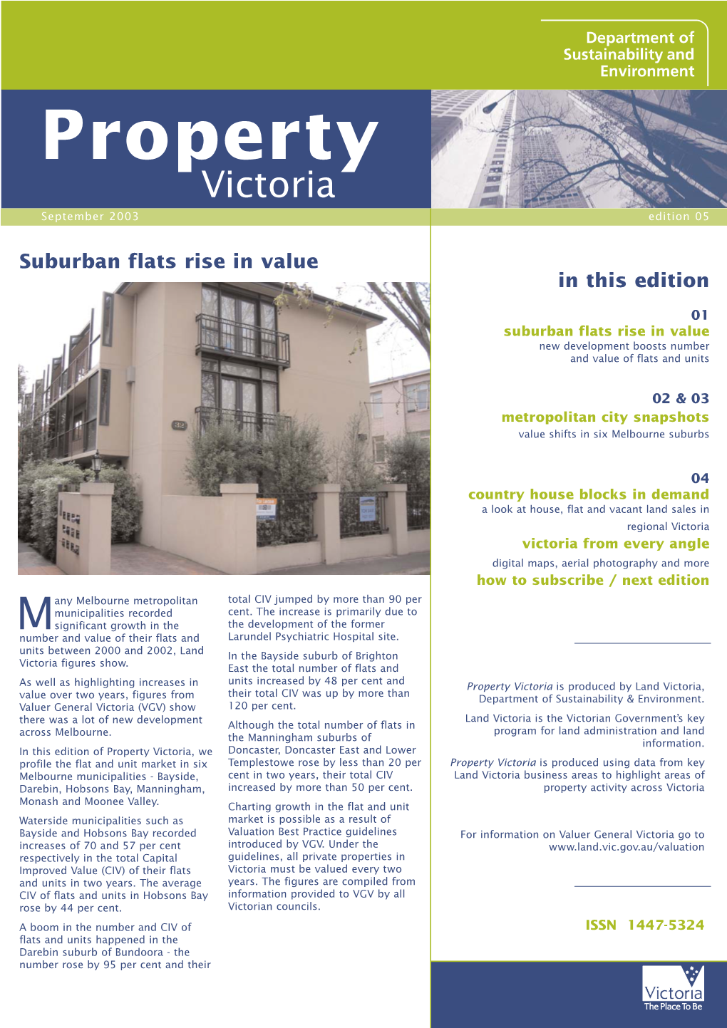 Property Victoria September 2003 Edition 05