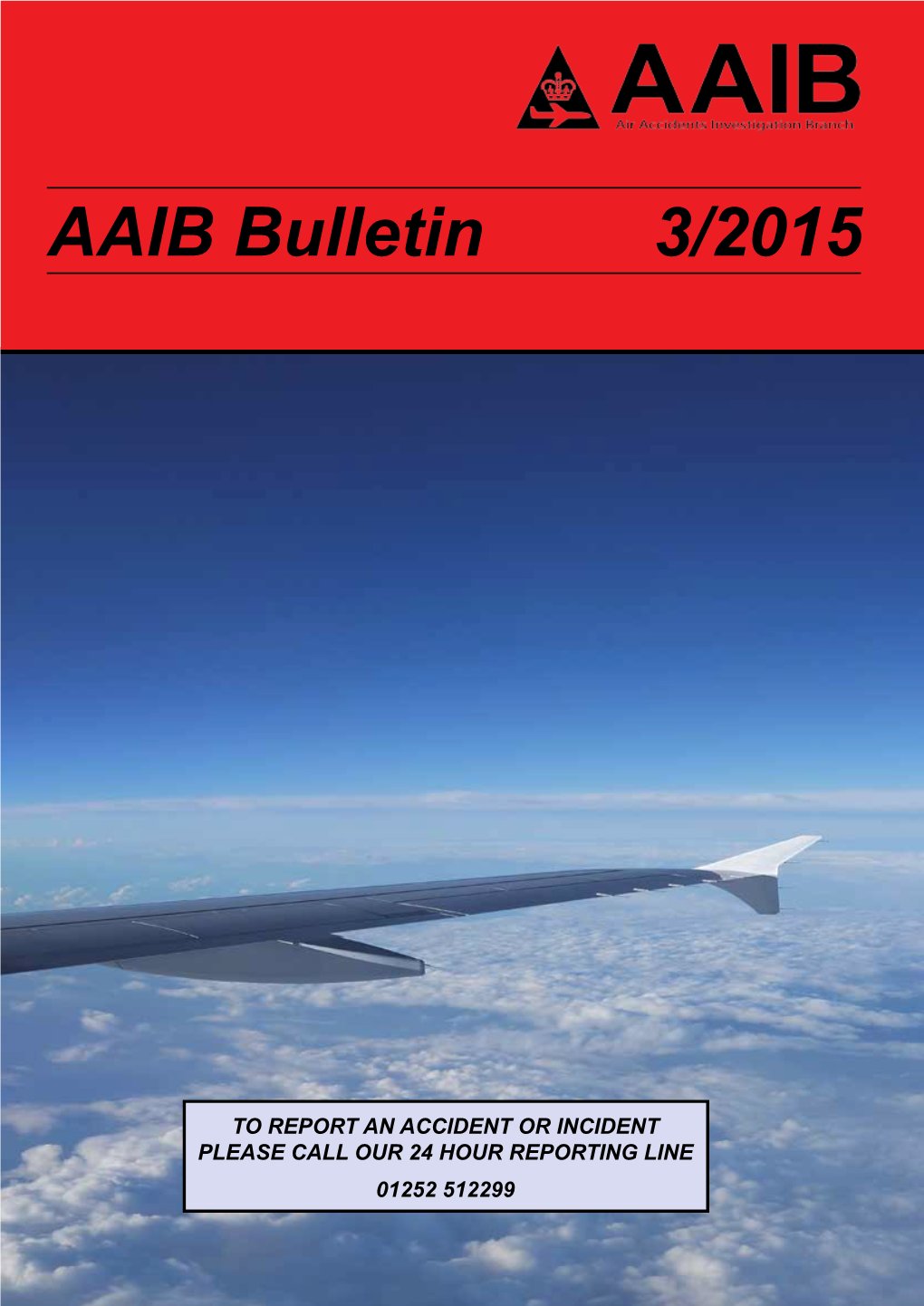 AAIB Bulletin 3/2015