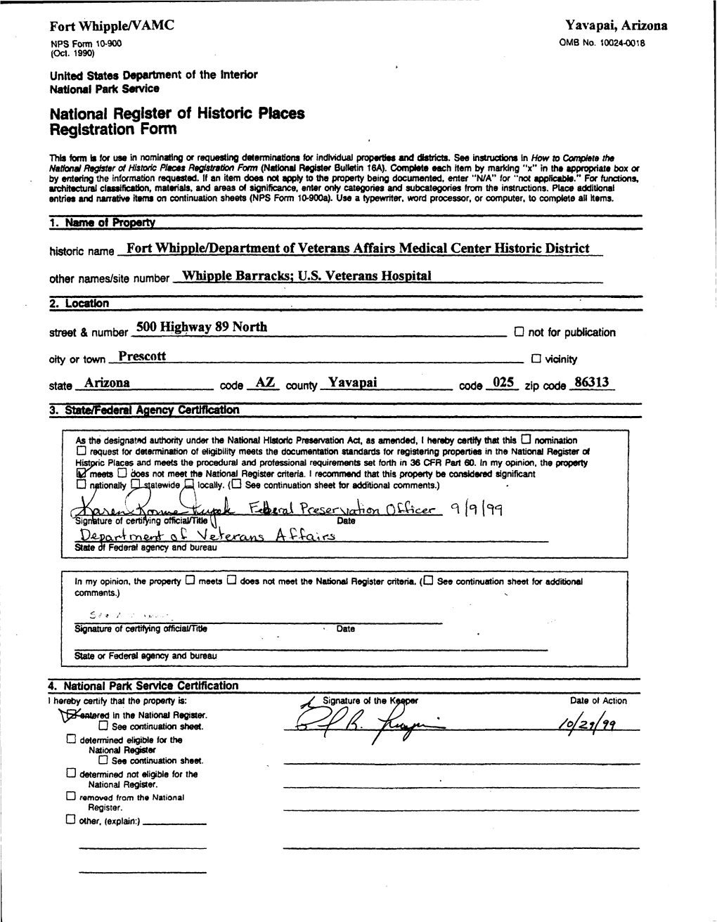 National Register of Historic Places Registration Form