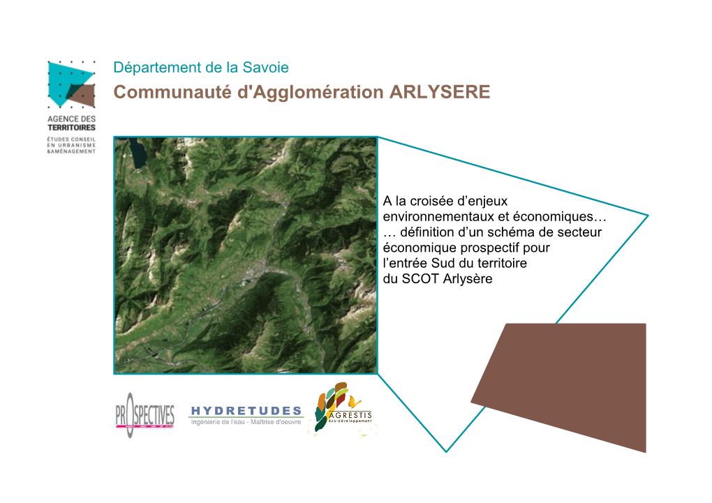 Département De La Savoie Communauté D'agglomération ARLYSERE