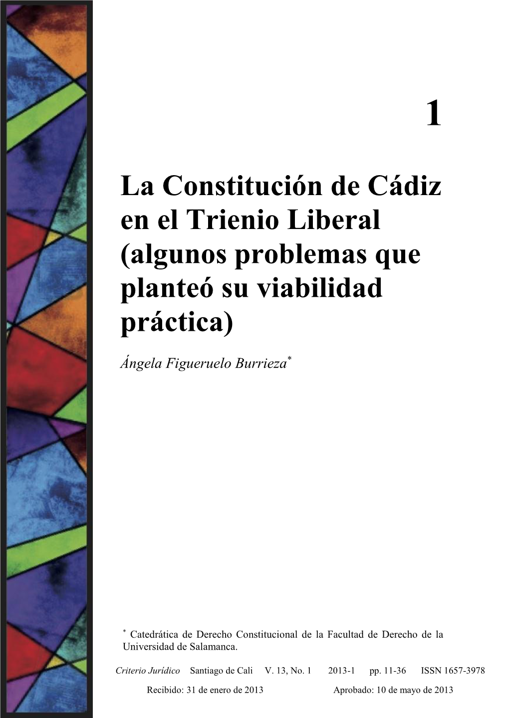 La Constitución De Cádiz En El Trienio Liberal…
