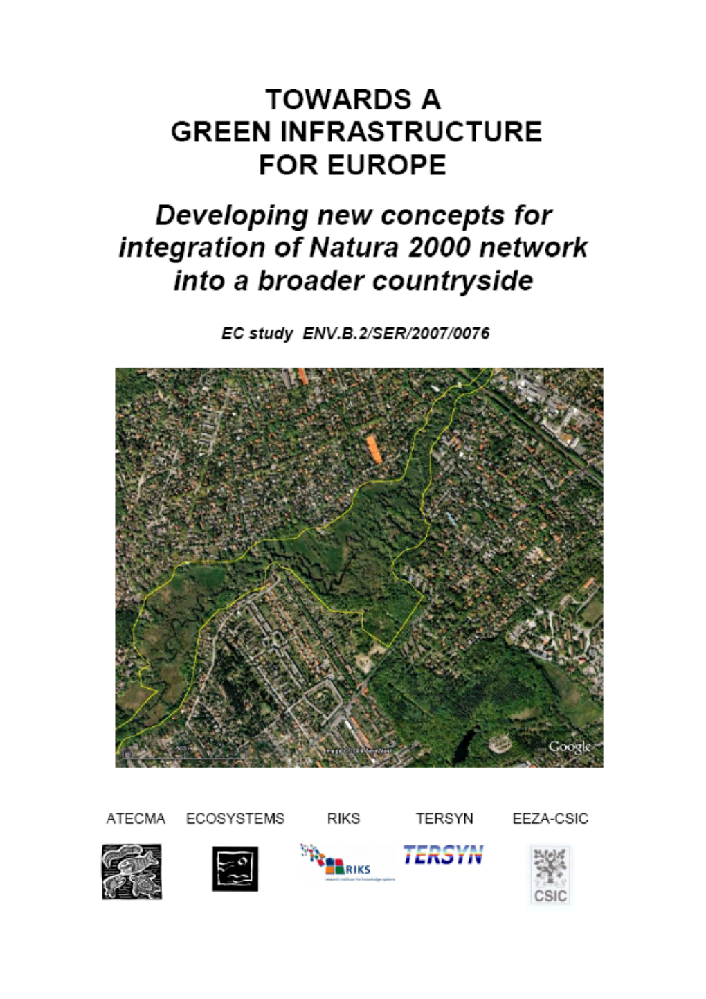 Towards a Green Infrastructure for Europe