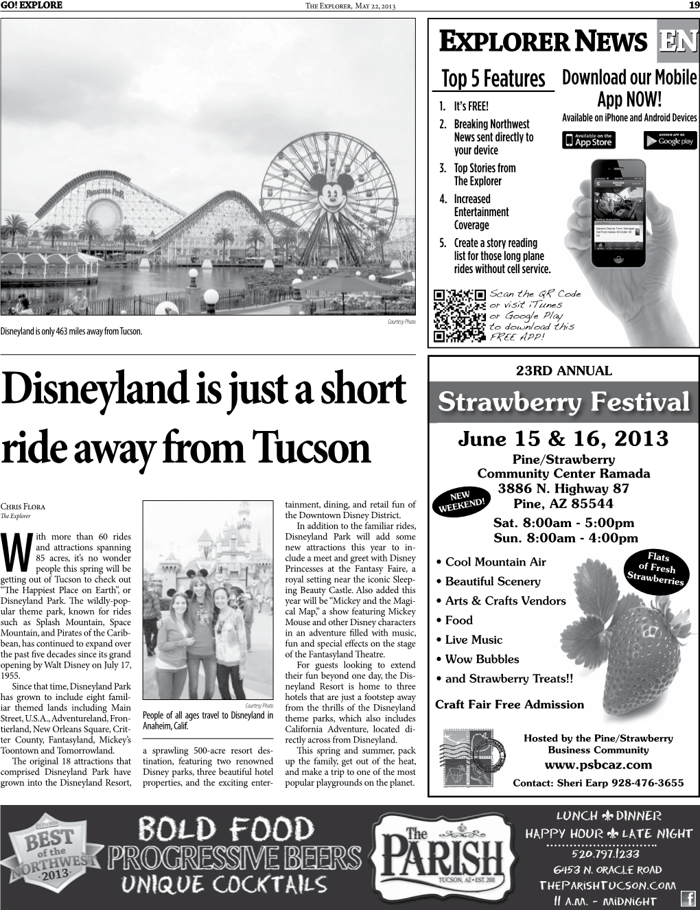 Disneyland Is Just a Short Ride Away from Tucson