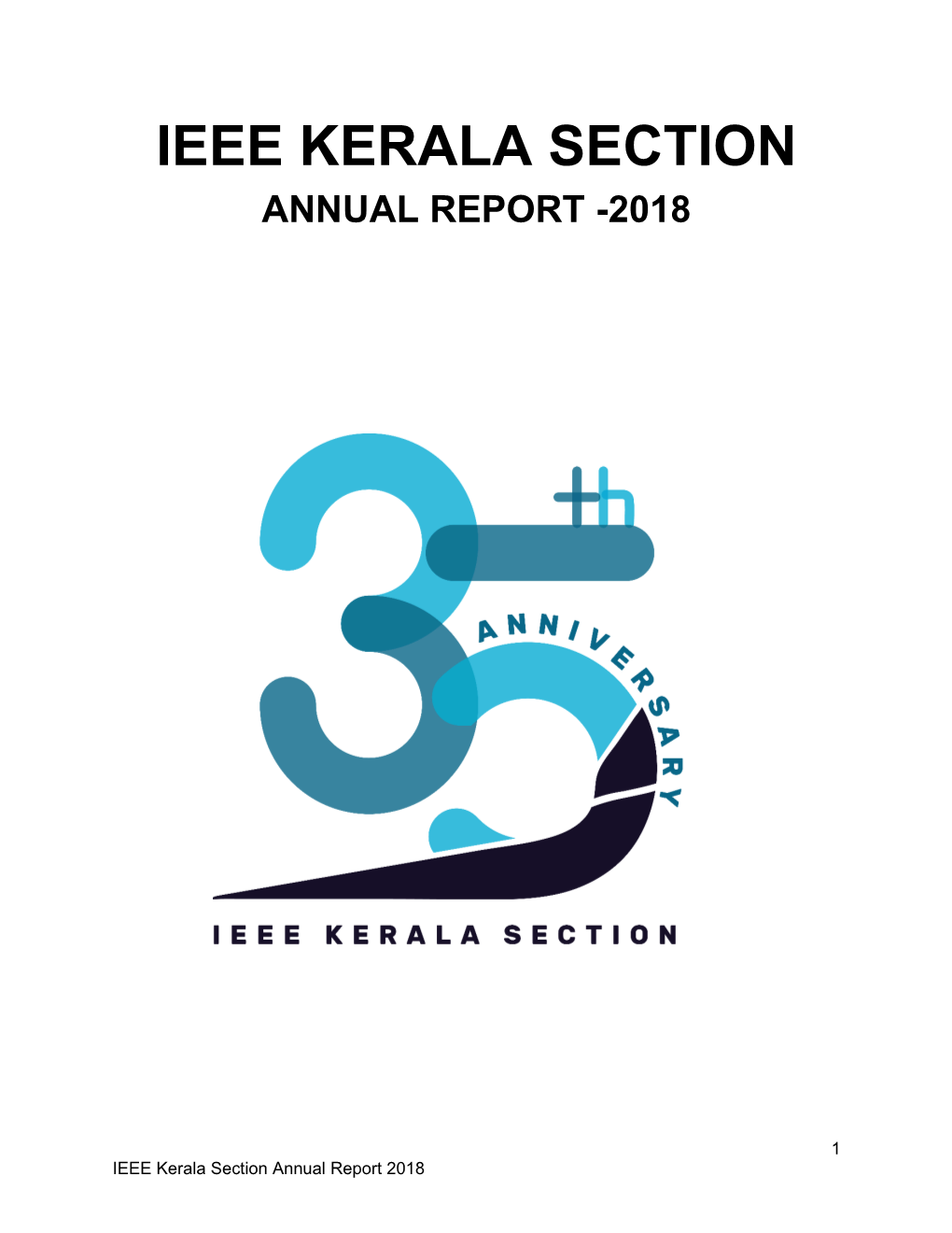Ieee Kerala Section Annual Report -2018