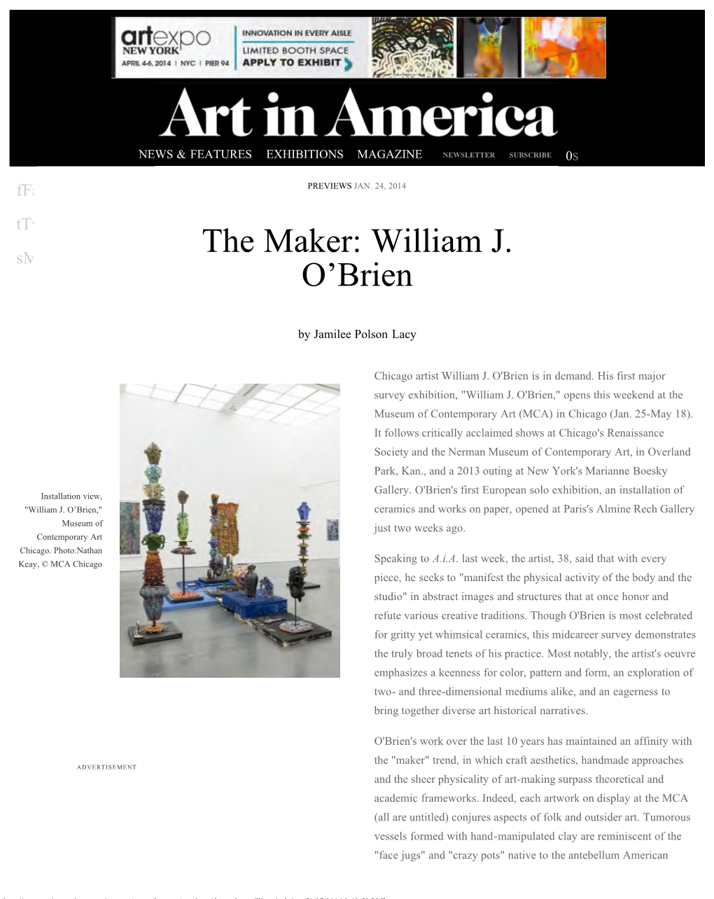 The Maker: William J. O'brien