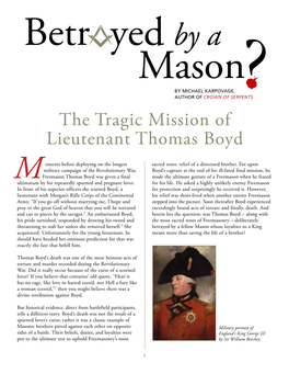 The Tragic Mission of Lieutenant Thomas Boyd