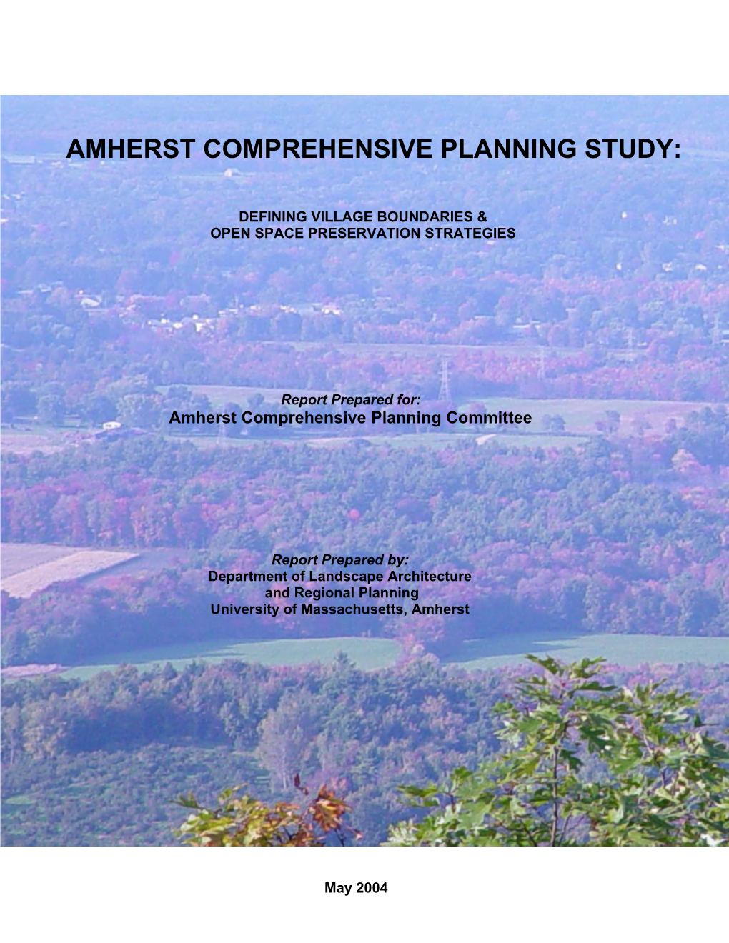 Comprehensive Planning Study