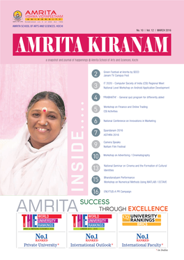 Amrita Kiranam March 2016