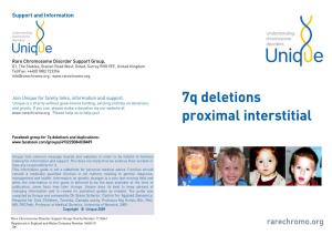 7Q Deletions Proximal Interstitial FTNP