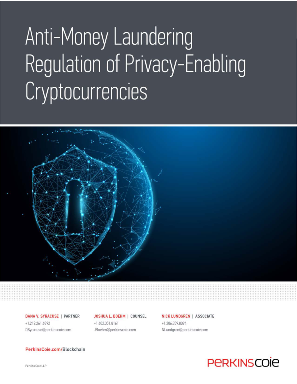 Perkins-Coie-LLP-White-Paper-AML-Regulation-Of-Privacy-Enablin.Pdf