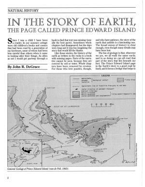 In the Story of Earth, the Page Called Prince Edward Island