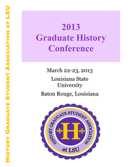 2013 Conference Program