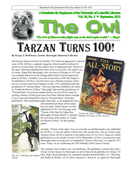 Tarzan Turns 100! by George T