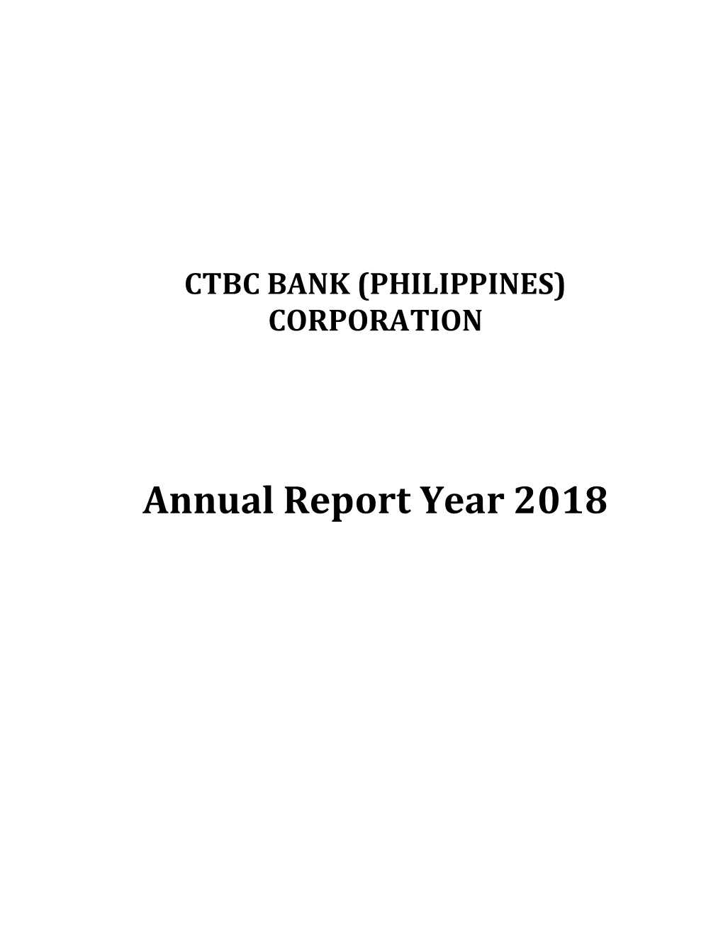 Annual Report Year 2018