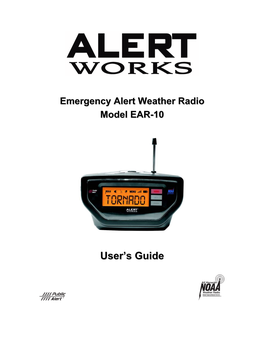 Emergency Alert Weather Radio Model EAR-10