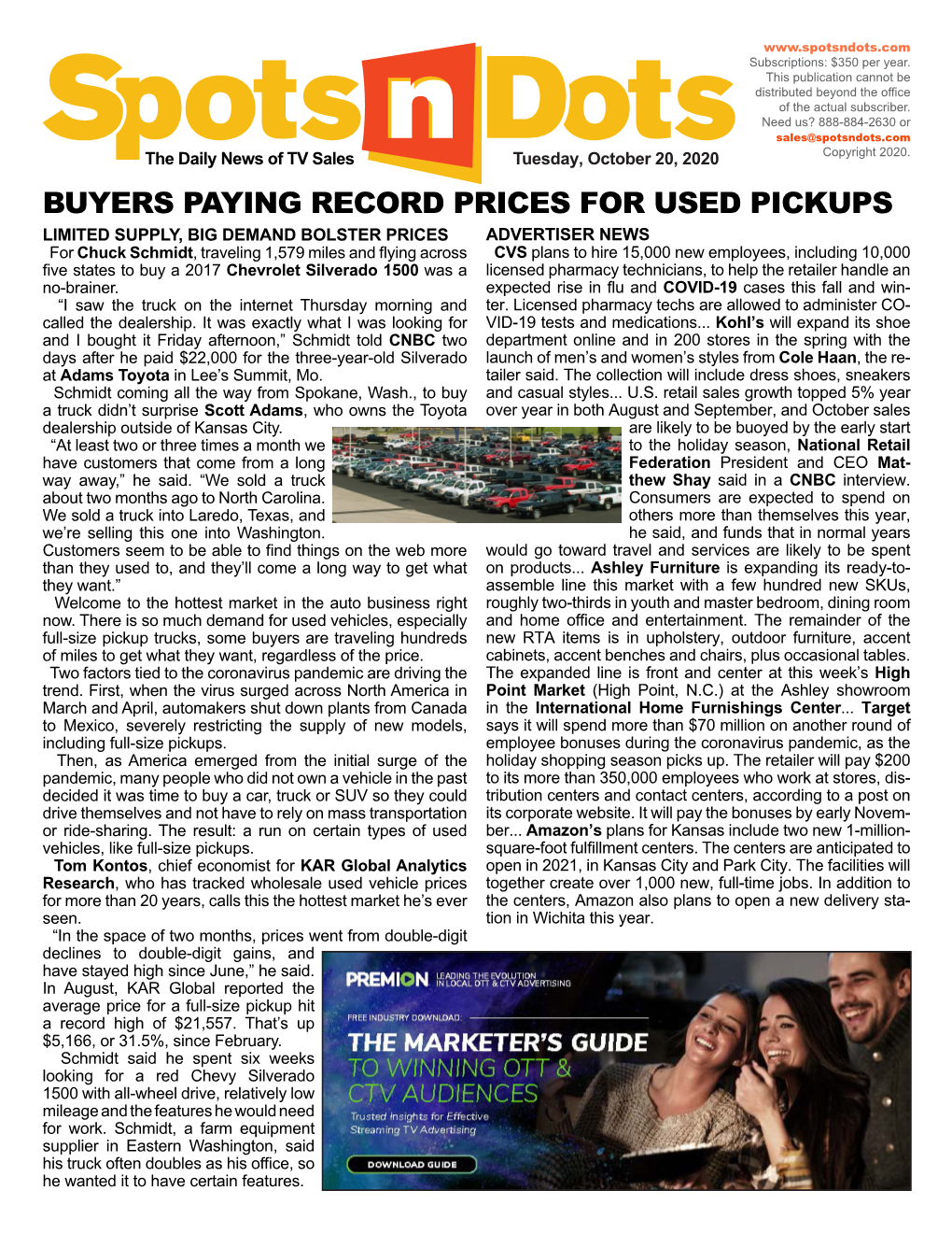 Buyers Paying Record Prices for Used Pickups