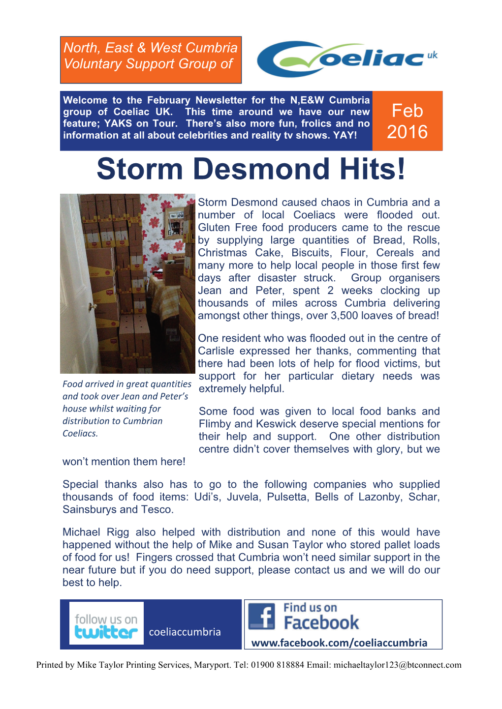 Storm Desmond Hits!