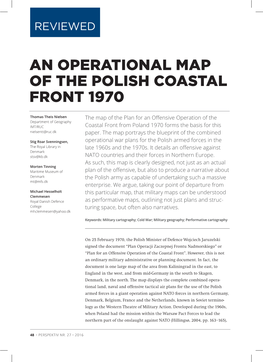 An Operational Map of the Polish Coastal Front 1970