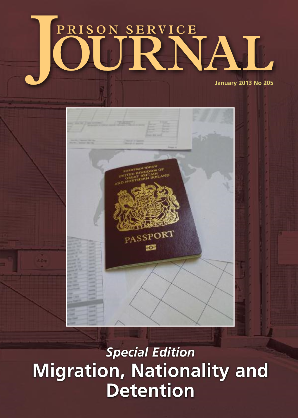 Prison Service Journal Is a Peer Reviewed Journal Published by HM Prison Service of England and Wales