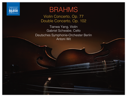 Johannes Brahms (1833 –1897) Violin Concerto, Op
