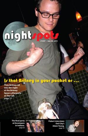 Nightspots #1047 • July 20, 2011