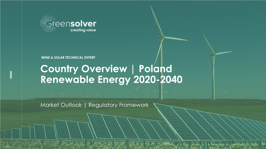 Poland Renewable Energy 2020-2040