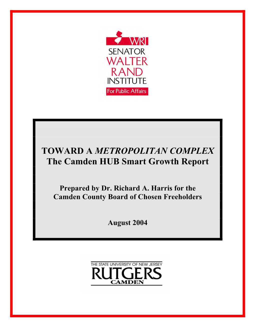 Camden HUB Smart Growth Report