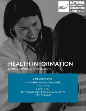 Health Information Refugee & Immigrant Populations