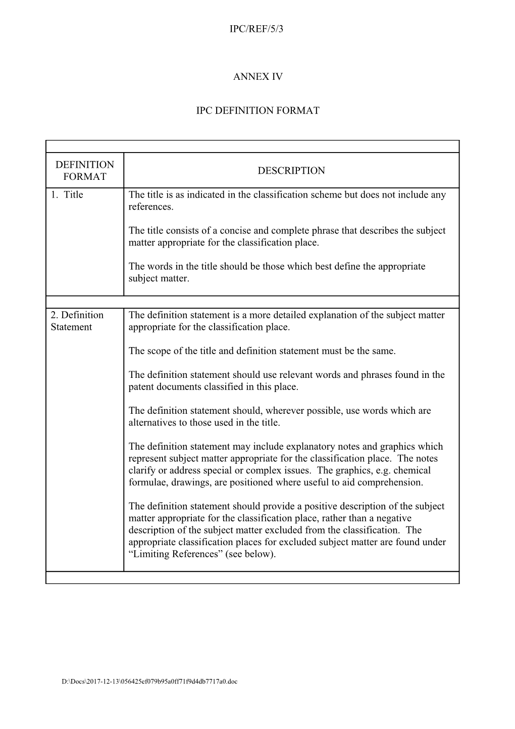 IPC/REF/5/3: Report (Annex 4)