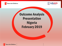 Outcome Analysis Presentation Nigeria February 2019 Livelihood Zone Map