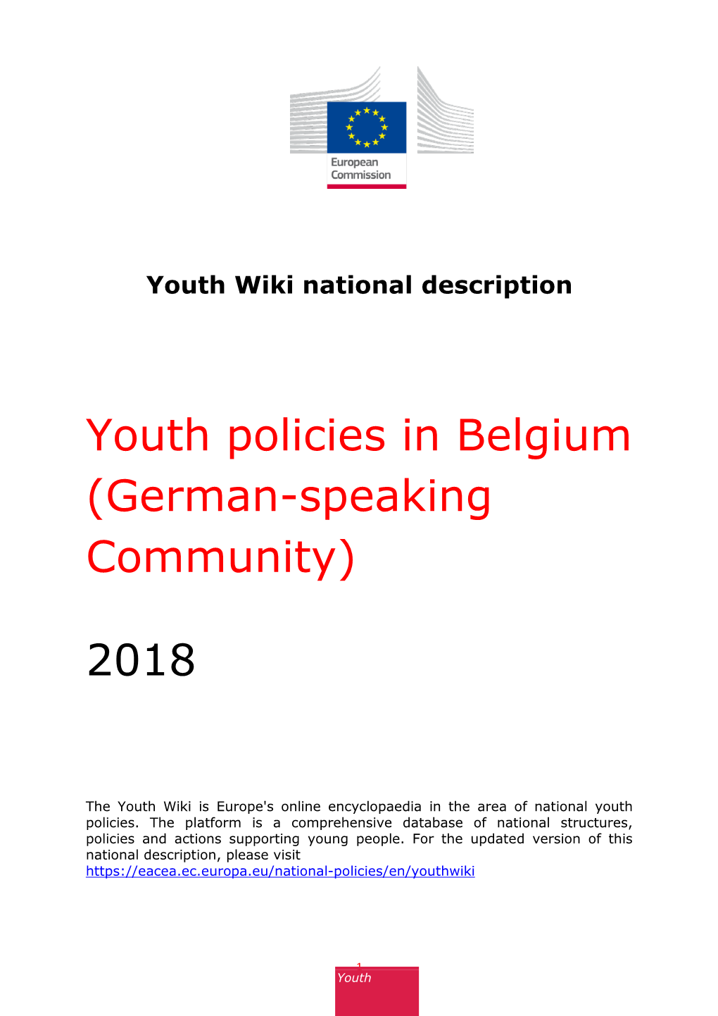 Youth Policies in Belgium (German-Speaking Community)