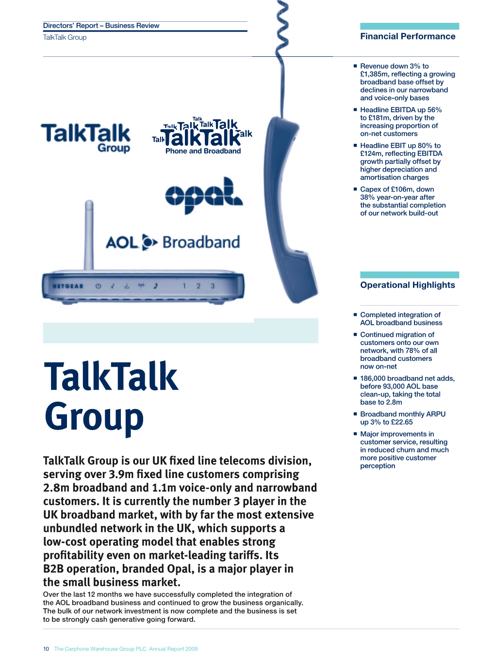Talktalk Group Financial Performance