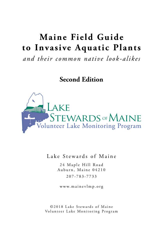 Maine Field Guide to Invasive Aquatic Plants and Their Common Native Look-Alikes