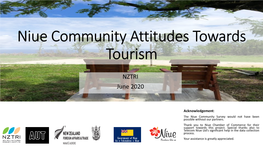 Niue Community Attitudes Towards Tourism