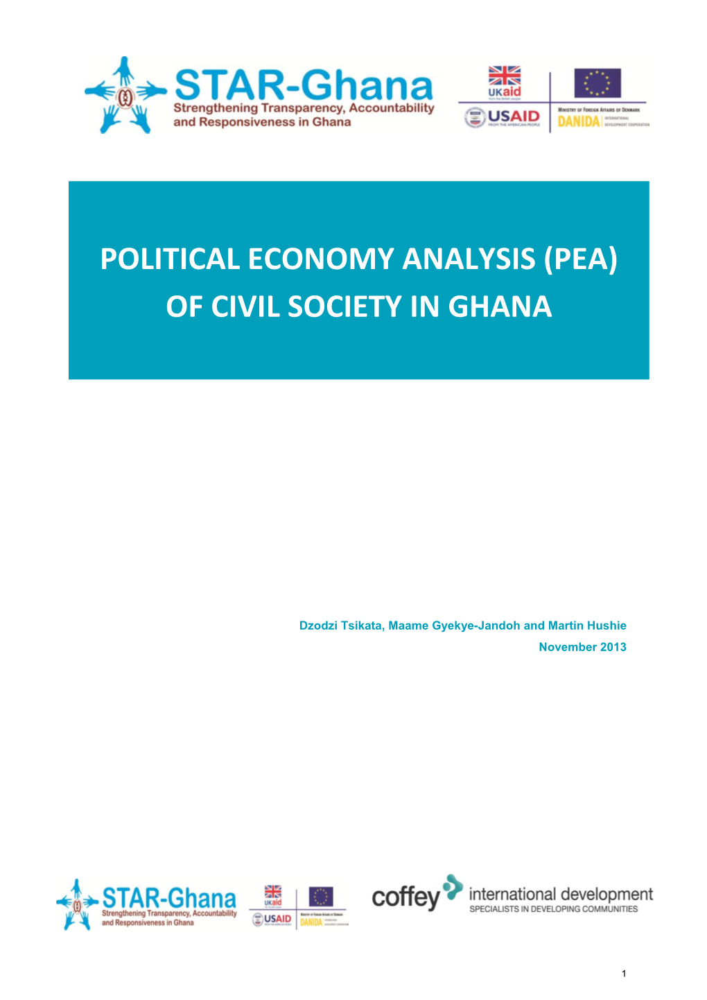Of Civil Society in Ghana