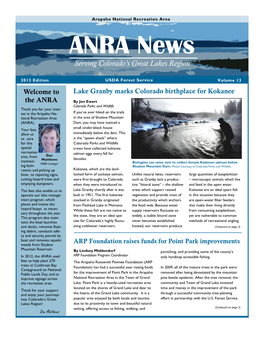 ANRA News Serving Colorado’S Great Lakes Region