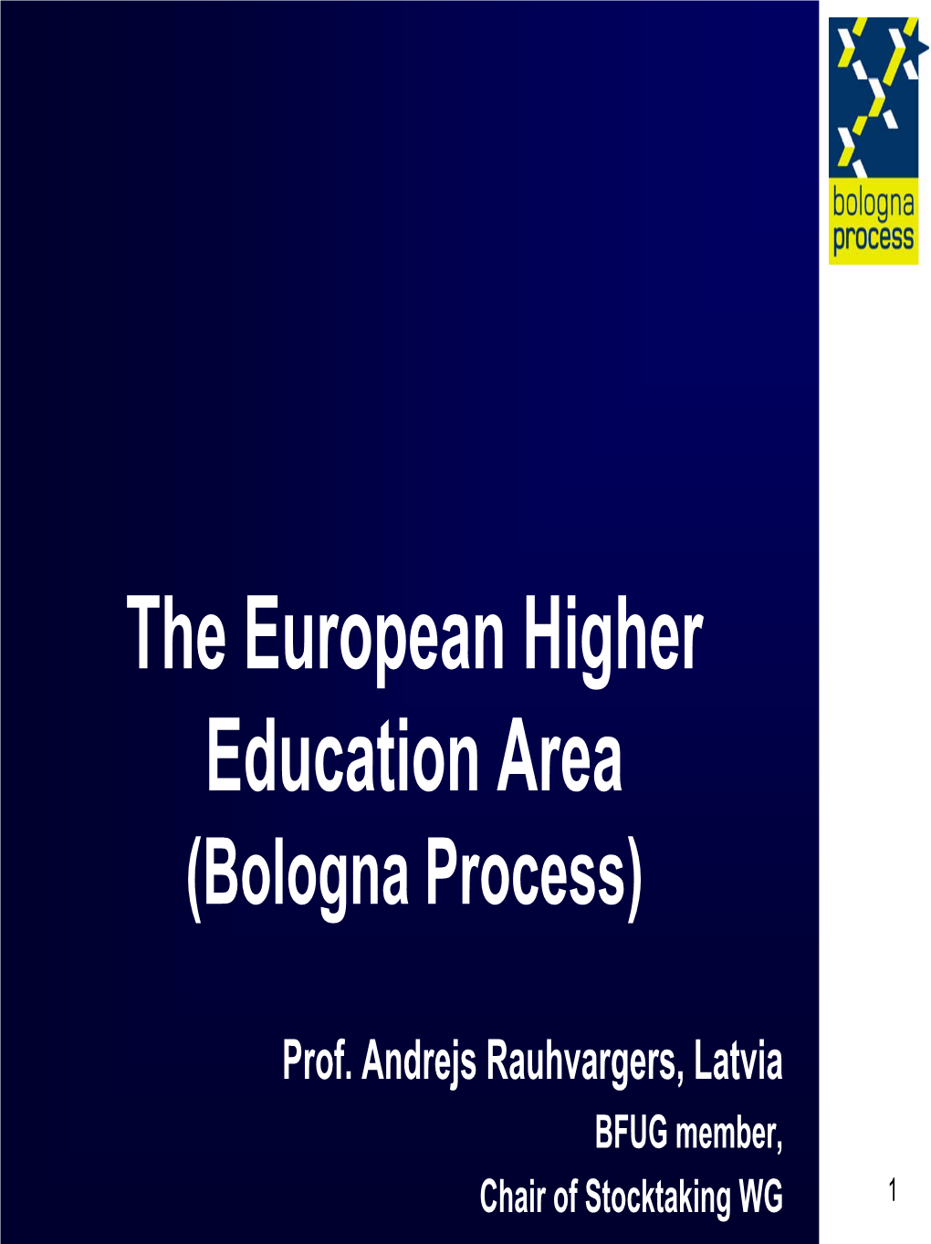 An Overview of the Bologna Process