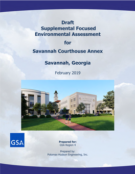 Savannah Courthouse Annex Draft Supplemental Focused EA