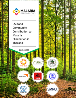 CSO and Community Contribution to Malaria Elimination in Thailand