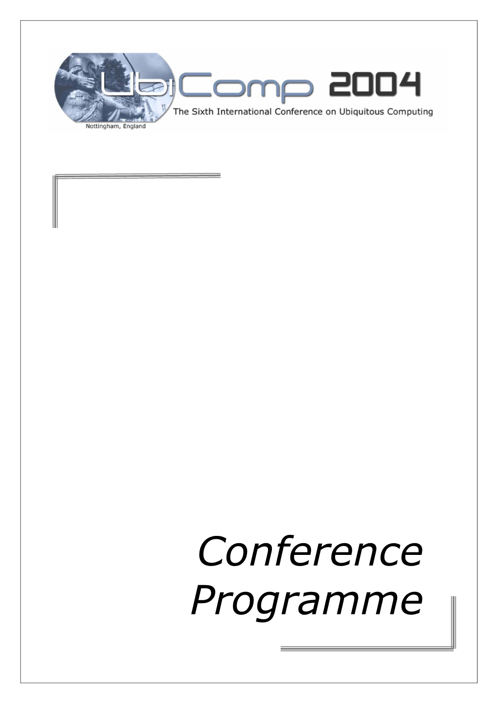 Conference Programme