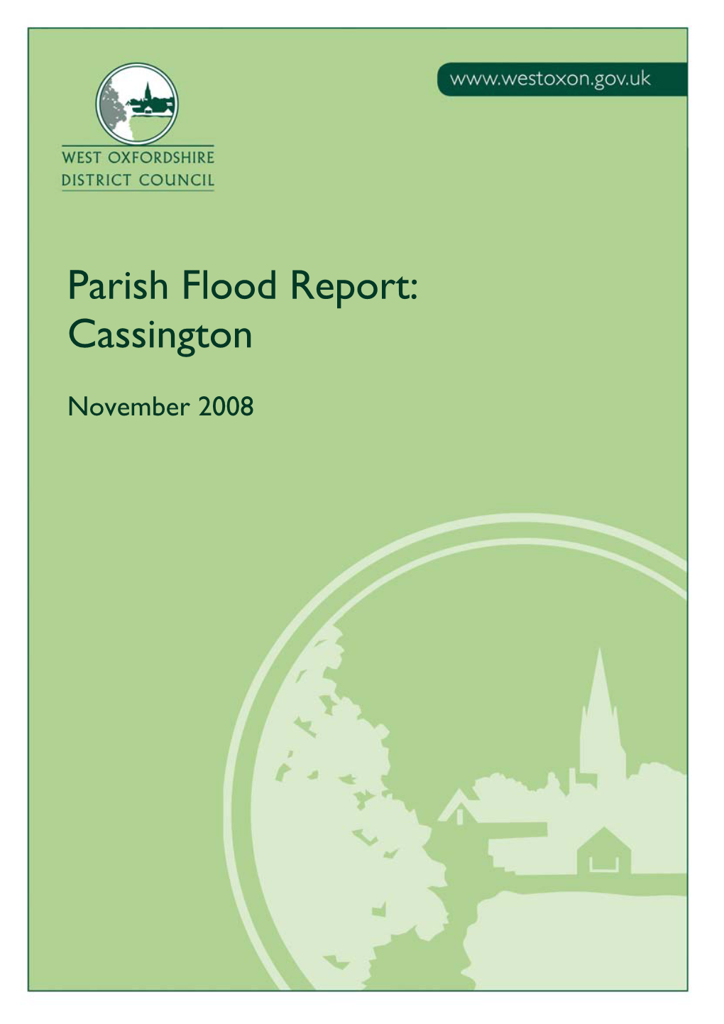 Cassington Flood Report 1 of 26 September 2008