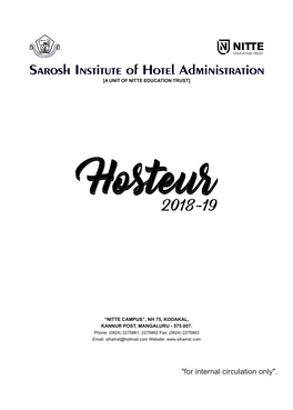 Hosteur 2018-19.Pdf