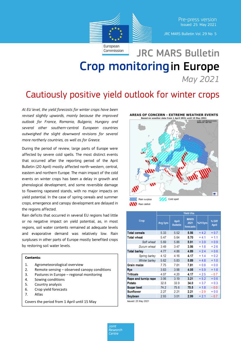 Crop Monitoringin Europe