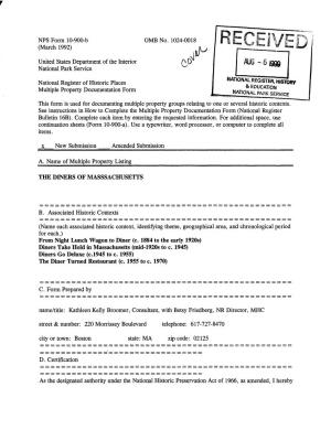 NFS Form 10-900-B OMB No