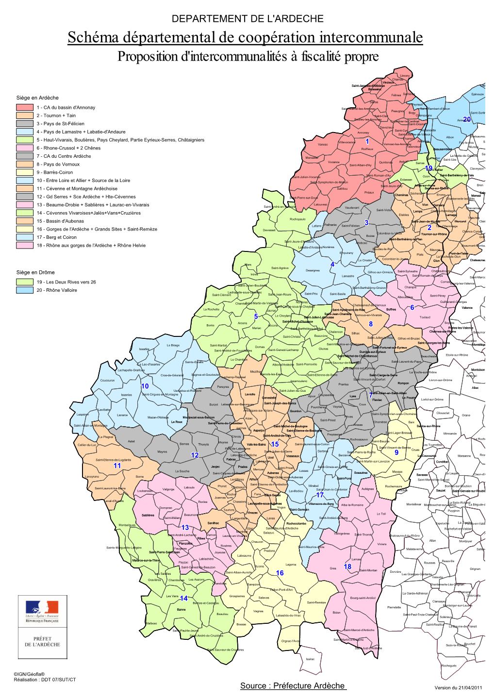 Carte Des Propositions D'epci À Fiscalité Propre