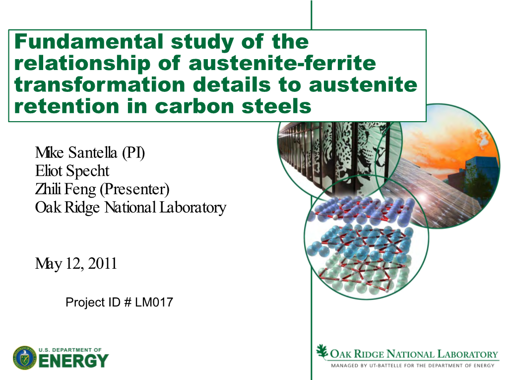 Fundamental Study of the Relationship of Austenite-Ferrite Transformation Details to Austenite Retention in Carbon Steels