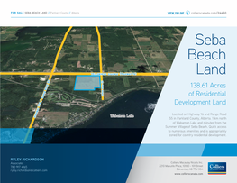 SEBA BEACH LAND // Parkland County // Alberta VIEW ONLINE Collierscanada.Com/24450