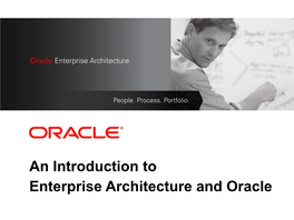 Introduction to EA and Oracle