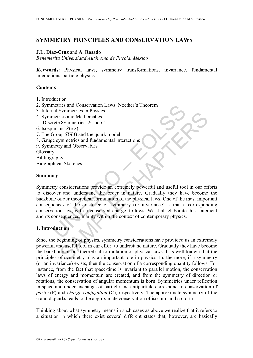 Symmetry Principles and Conservation Laws