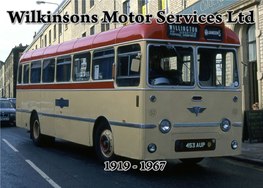 Wilkinsons Motor Services 1919-1967